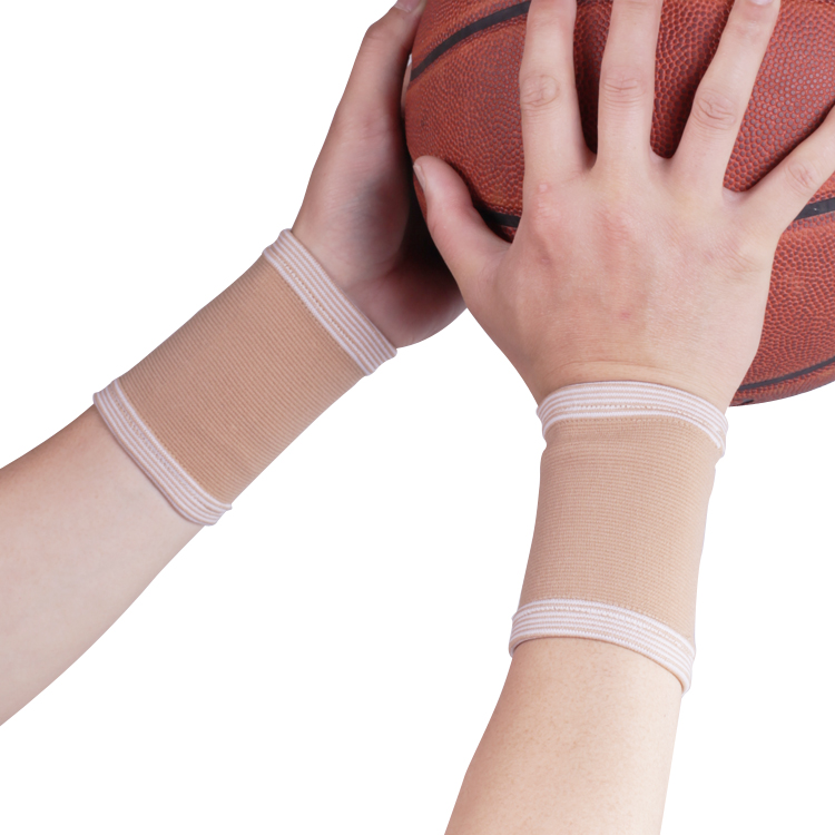 Wholesale Nylon Breathable Wrist Compression Sleeve Fitness elastic wrist band