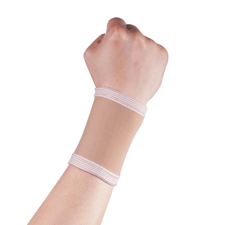 Wholesale Nylon Breathable Wrist Compression Sleeve Fitness elastic wrist band