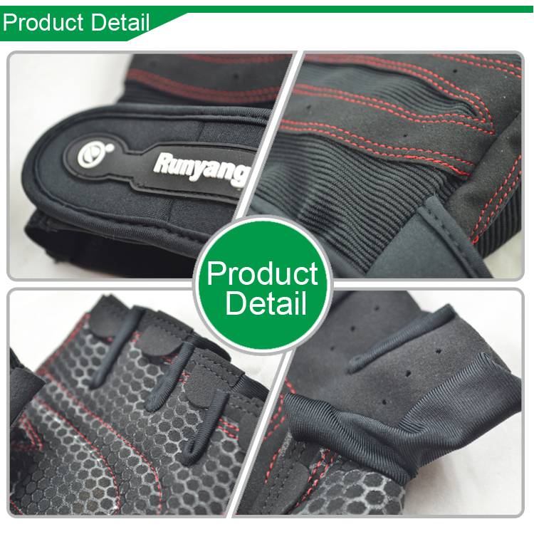 Wholesale Half finger cycling gloves Gym Fitness Gloves for Men and Women