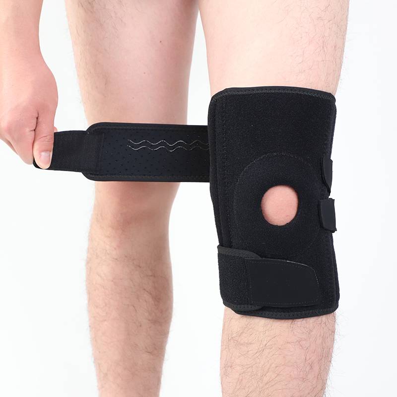 Adjustable Neoprene Knee Sleeve with patella cutout  factory 7535