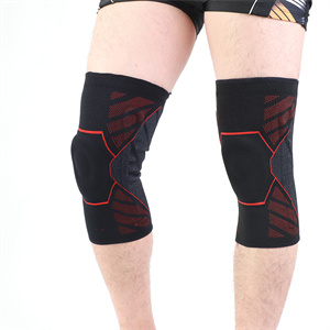 Silicone Knee pad with Spring Stabilizer for Basketball