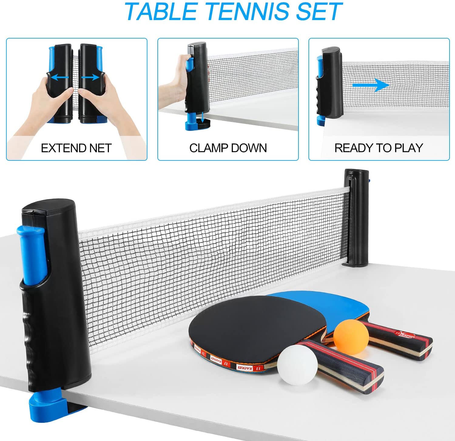 The best ping pong paddle set factory