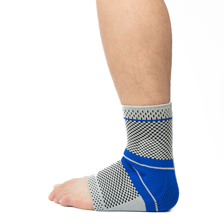 Factory Hot Selling Knitted Ankle Guard with Silica gel Compression ankle Socks 2301