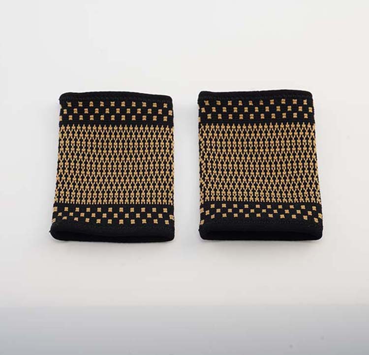 High Quality Black color Prevent Injury Relieve elastic copper wrist guard 7005