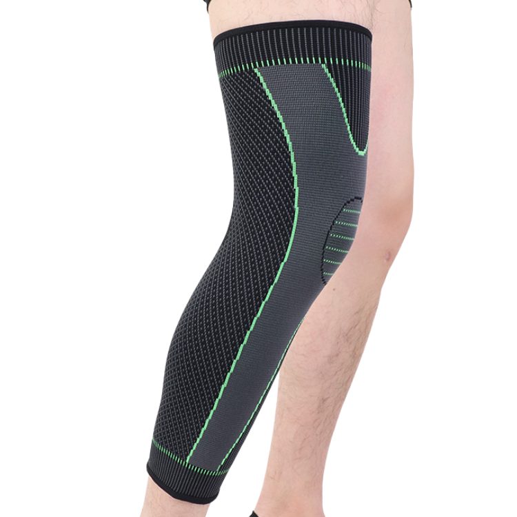 Elastic Nylon Leg Brace for knee Full Leg Knee Brace for Basketball  Factory