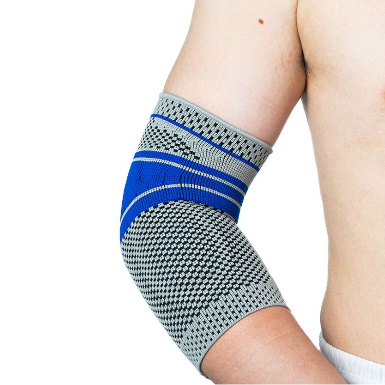 Hot sale breathable elbow sleeve elastic silicone elbow brace wholesale 1039