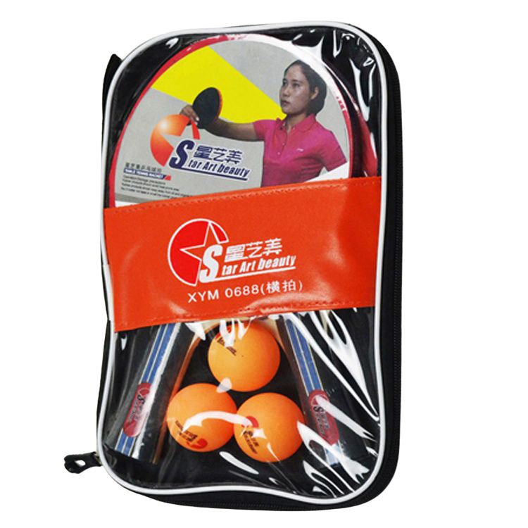 Best wholesale Factory price pingpong paddle 0688, Portable Table Tennis Set for Children Adult Indoor/Outdoor Games