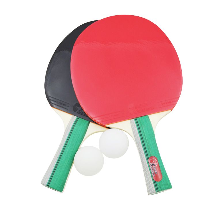 Good manufacturer professional pingpong paddle set 0658 with Dual Offensive Rubber & Durable Carry Case