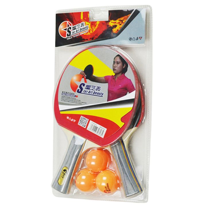 Custom OEM High performance logo table tennis bats, Table Tennis Racket Set, Training Recreational Racquet Kit