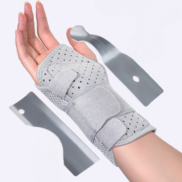 Adjustable Wrist Brace with Dual Straps for Customized Fit and Stability