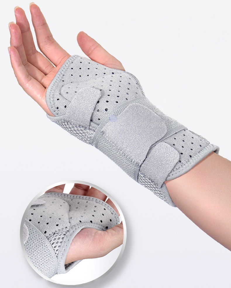 Adjustable Wrist Brace with Dual Straps for Customized Fit and Stability