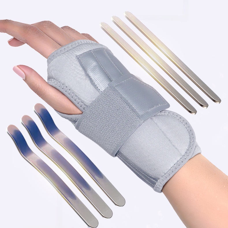 Elastic Wrist Brace with Splint Support - Ideal for Carpal Tunnel, Gym & Typing