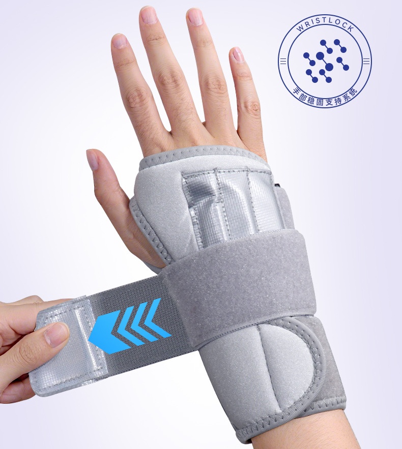 Elastic Wrist Brace with Splint Support - Ideal for Carpal Tunnel, Gym & Typing
