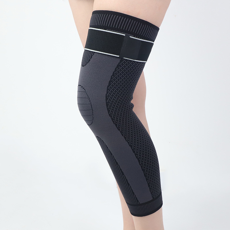 Elastic Nylon Leg Brace for knee Full Leg Knee Brace for Basketball  Factory