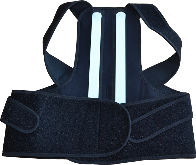 Wholesale soft unisex upper back brace trainer shoulder bandage back posture corrector