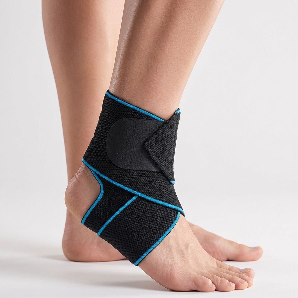 Best Elastic Ankle Support Four-way tension ankle support for running wholesale 9643