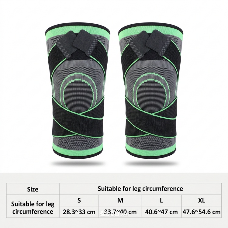 Best selling Wholesale 3D Compression Knee Brace, OEM/ODM Supported