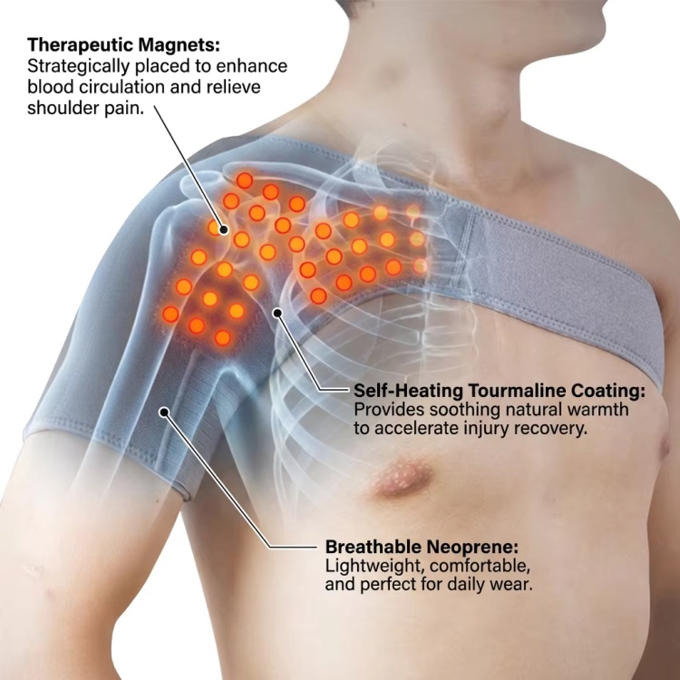 Wholesale high quality adjustable neoprene shoulder brace