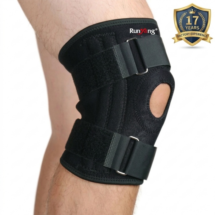 Factory Wholesale Neoprene Knee Brace with Sping