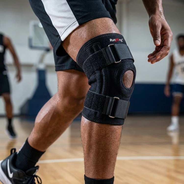 Factory Wholesale Neoprene Knee Brace with Sping