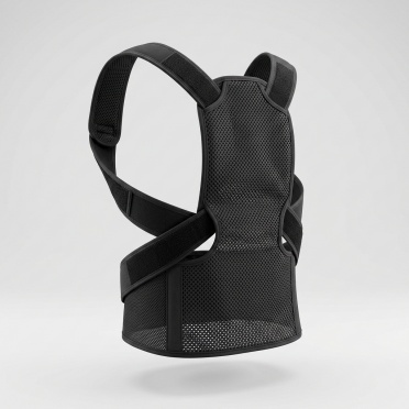 Wholesale soft unisex upper back brace trainer shoulder bandage back posture corrector