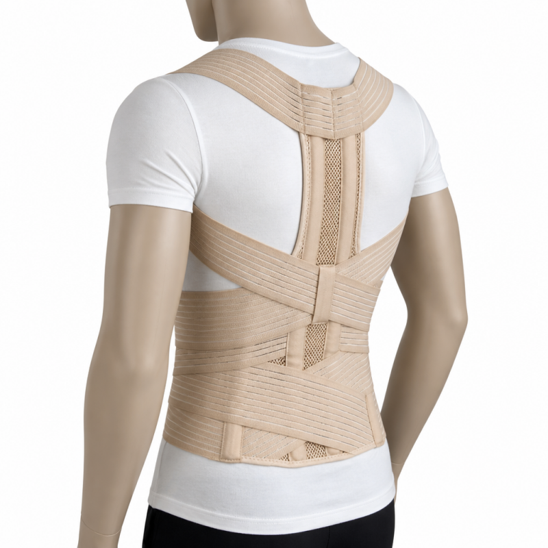 Factory Direct Adjustable Back Brace Posture Corrector OEM Custom Logo 6120